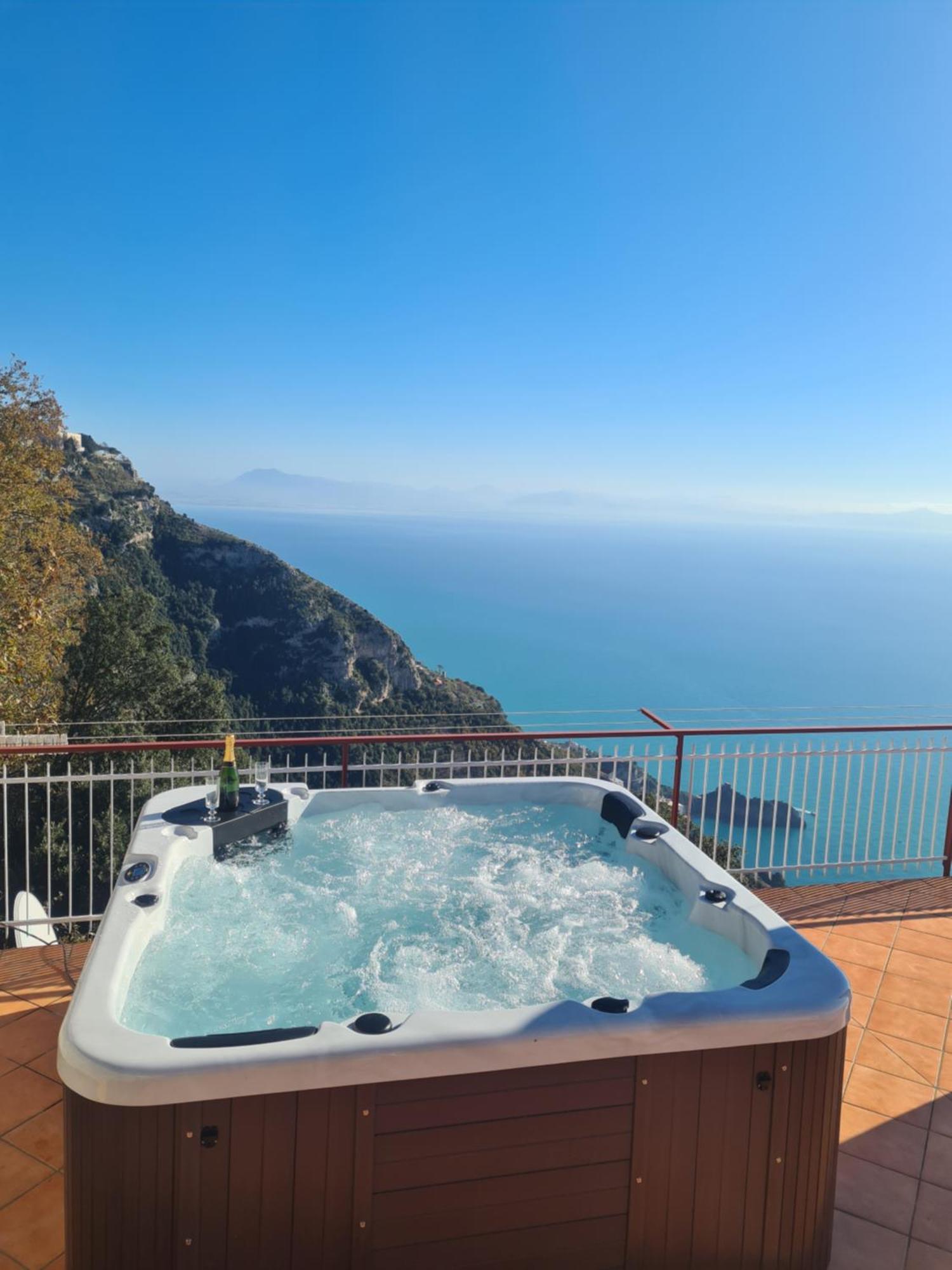 Villa Il Dolce Tramonto Furore Exterior foto