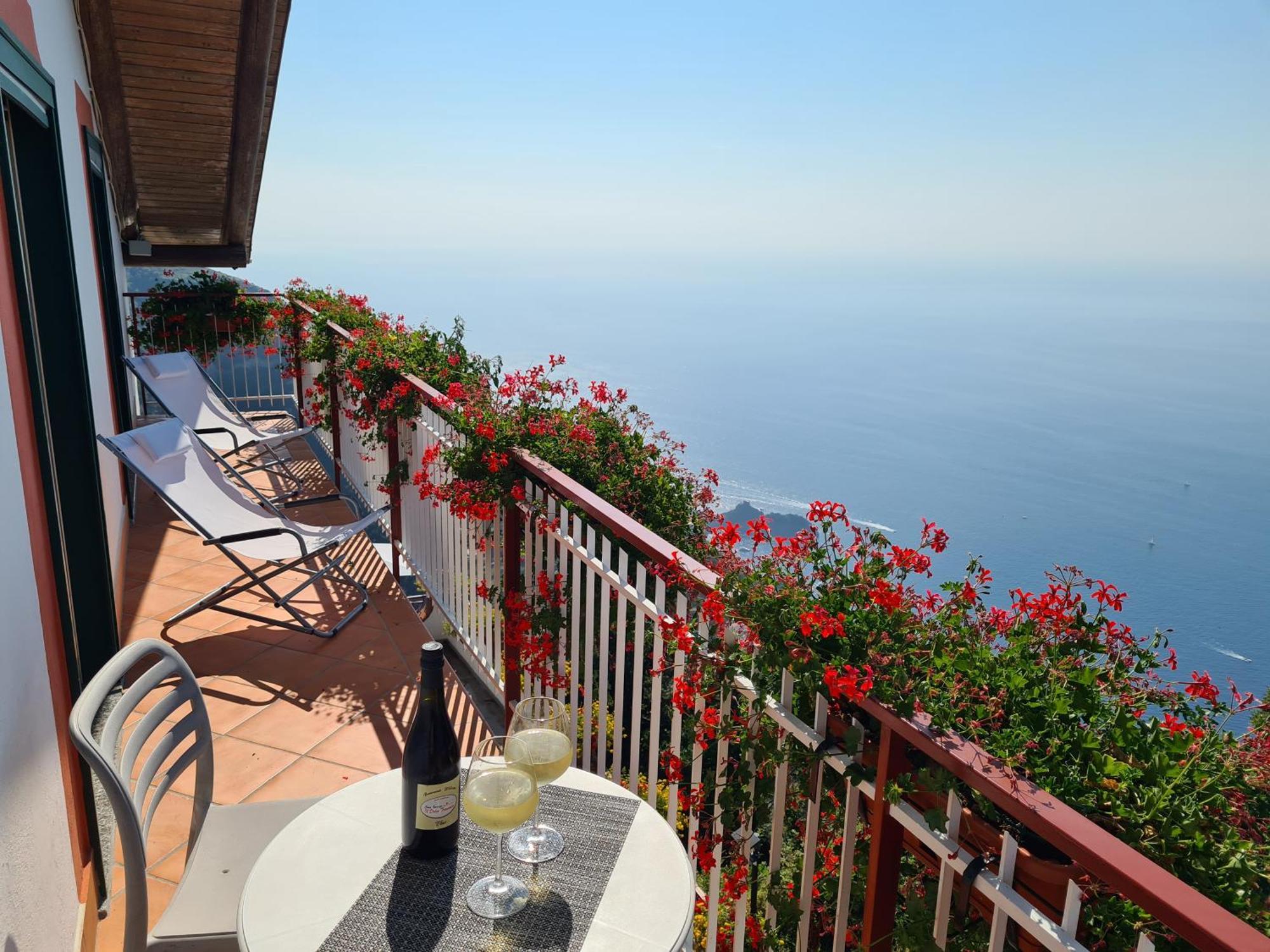 Villa Il Dolce Tramonto Furore Habitación foto