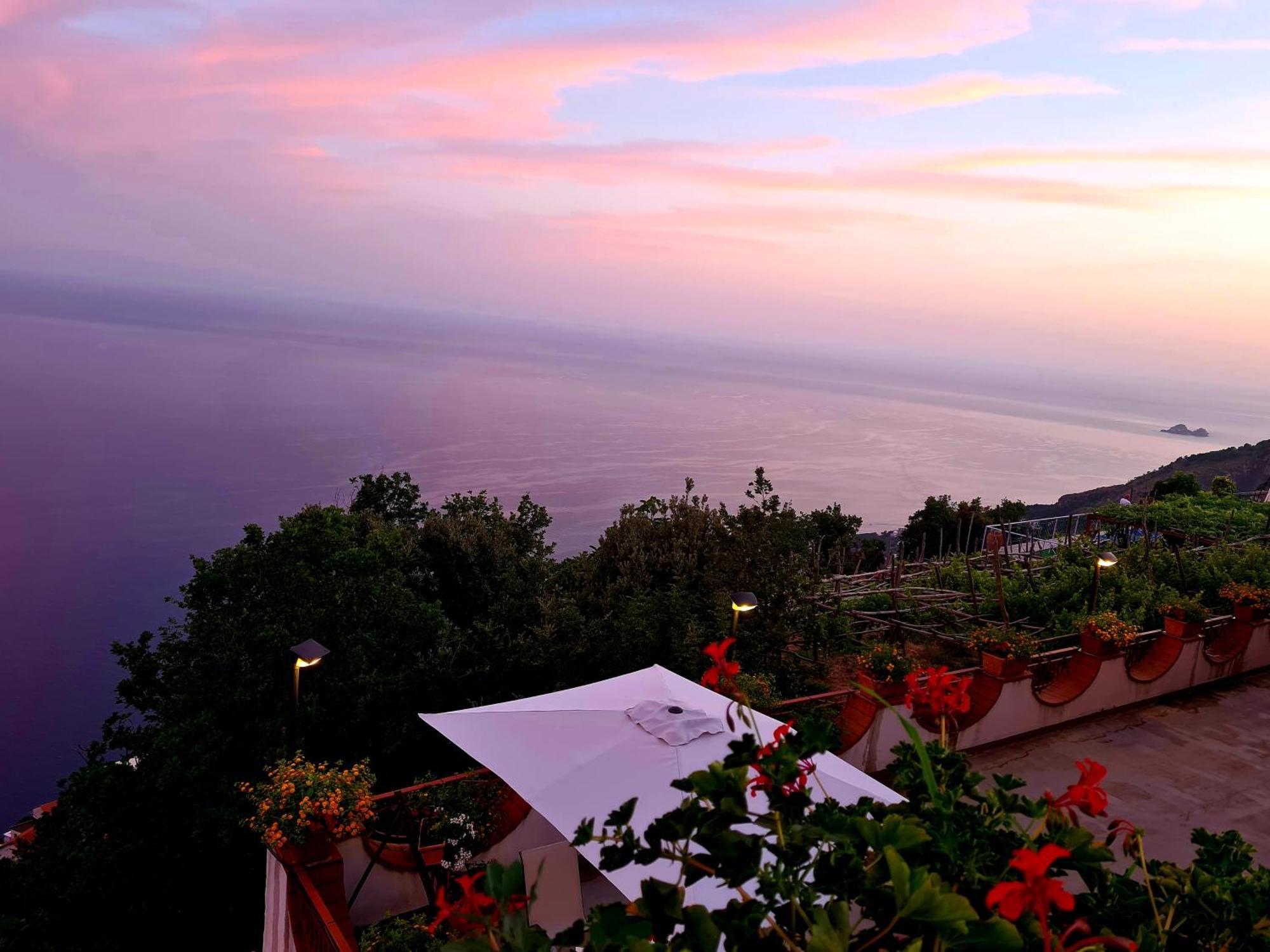 Villa Il Dolce Tramonto Furore Habitación foto