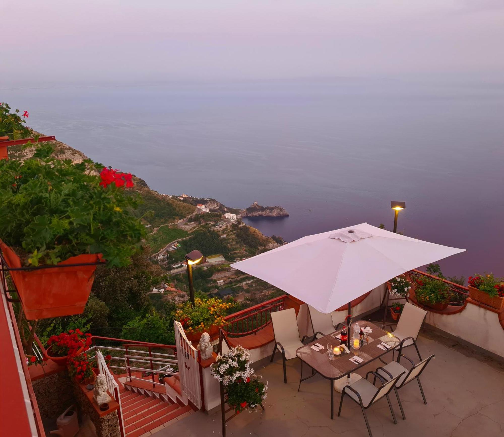 Villa Il Dolce Tramonto Furore Exterior foto