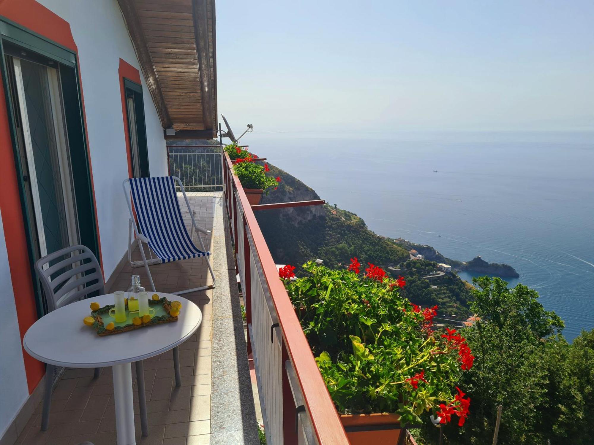 Villa Il Dolce Tramonto Furore Habitación foto