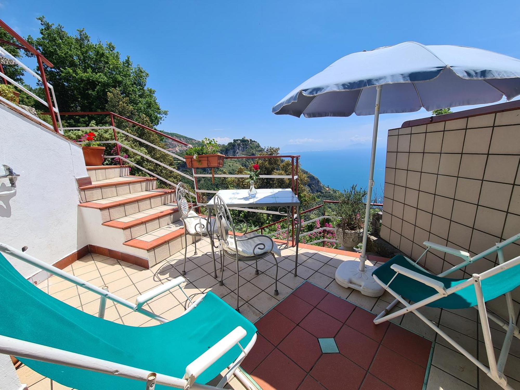 Villa Il Dolce Tramonto Furore Habitación foto