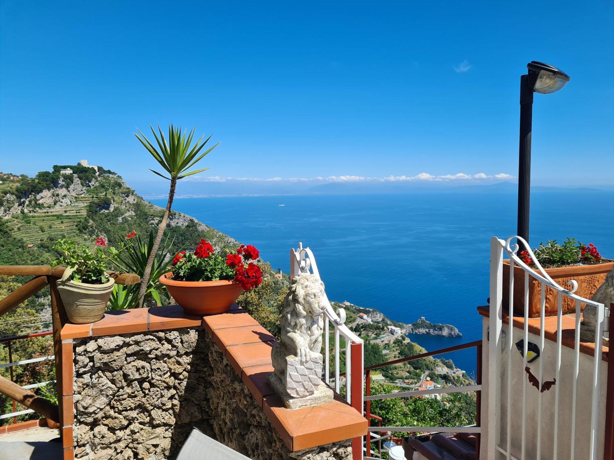 Villa Il Dolce Tramonto Furore Habitación foto